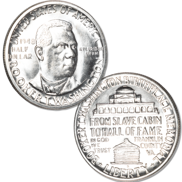 1948 PDS Booker T. Washington Silver Half Dollar Set | Littleton
