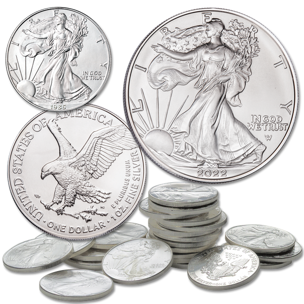 1986-2022 American Eagle Silver Dollar Set