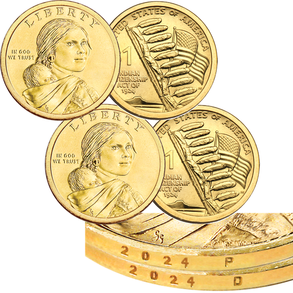 2024 P&D Native American Dollar Set