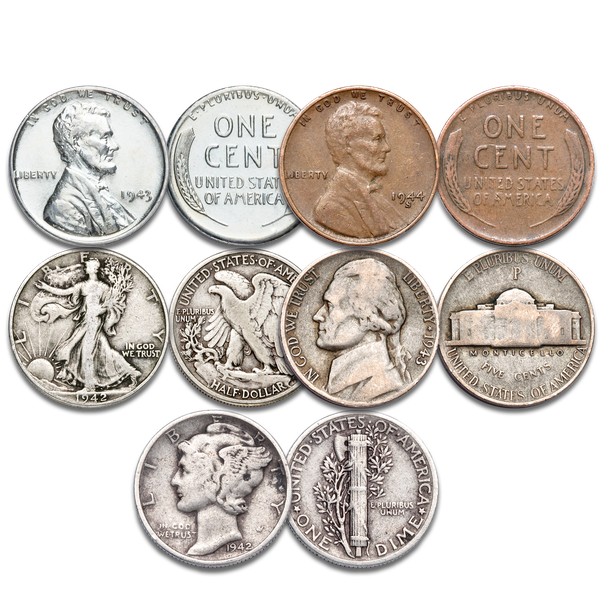 1941-1945 WWII Coin Collection