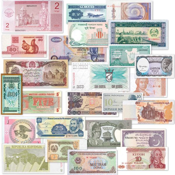 Treasure Trove of World Currency