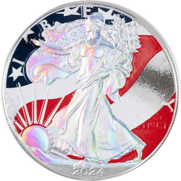 2024 Colorized & Hologram American Silver Eagle