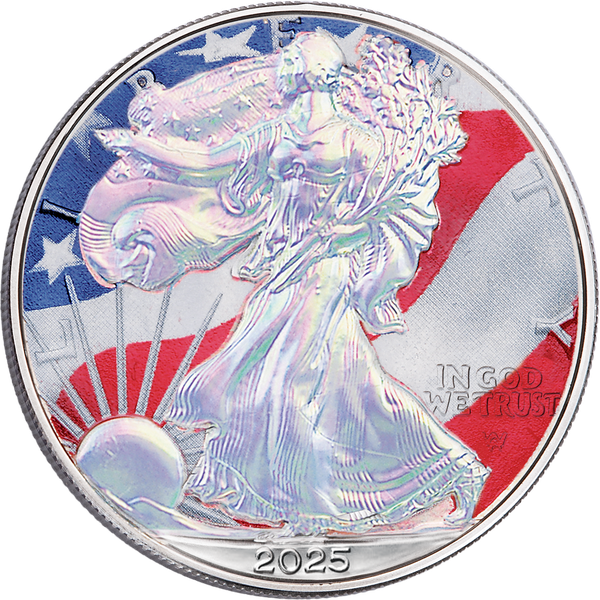 2025 Colorized & Hologram American Silver Eagle