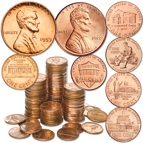 1959-2022 Lincoln Cent Set