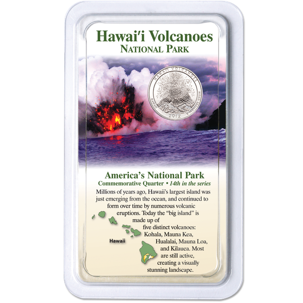 2012 Hawai'i Volcanoes National Park Quarter in Showpak