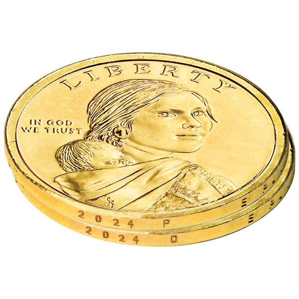 2024 P&D Kennedy Half & NA Dollar Set Showpak |LittletonCoin