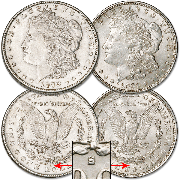 1878-S & 1921-S First & Last 