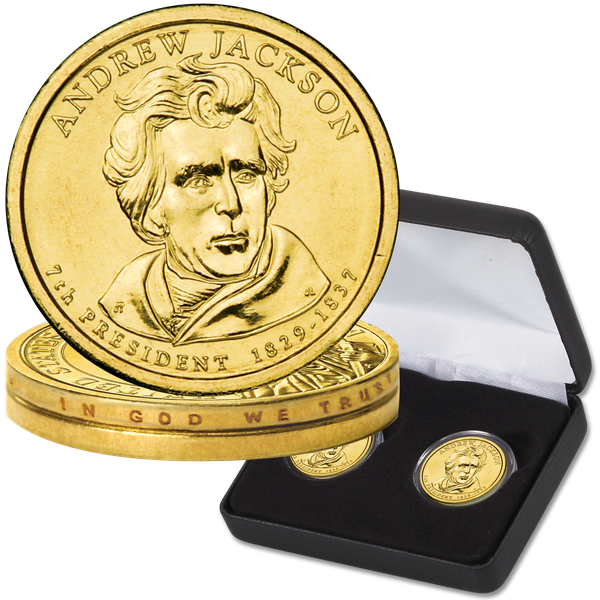 2008 Andrew Jackson Presidential Dollar Error & Regular Issue Set