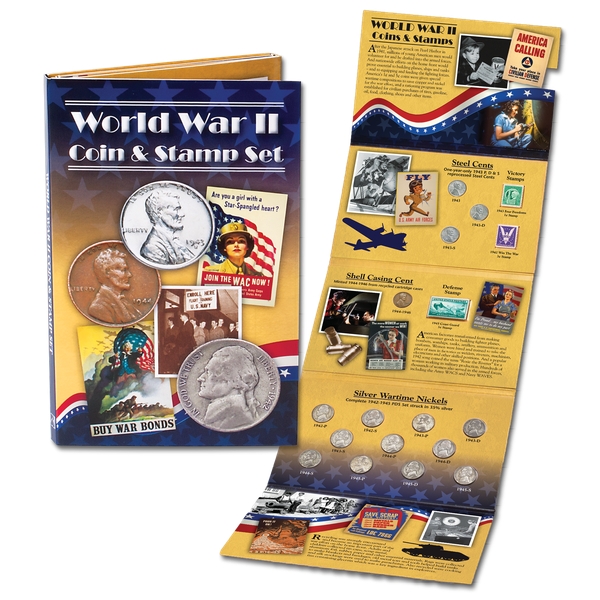 World War II Coin & Stamp Set