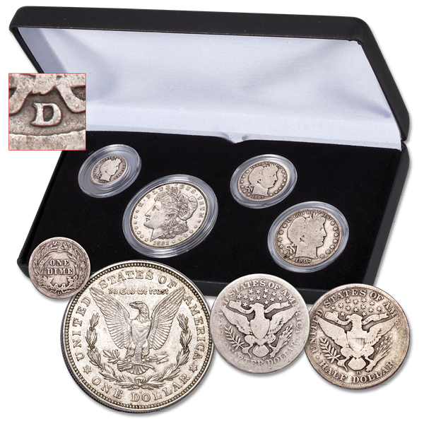 1907-1921 Denver Mint Denomination Set