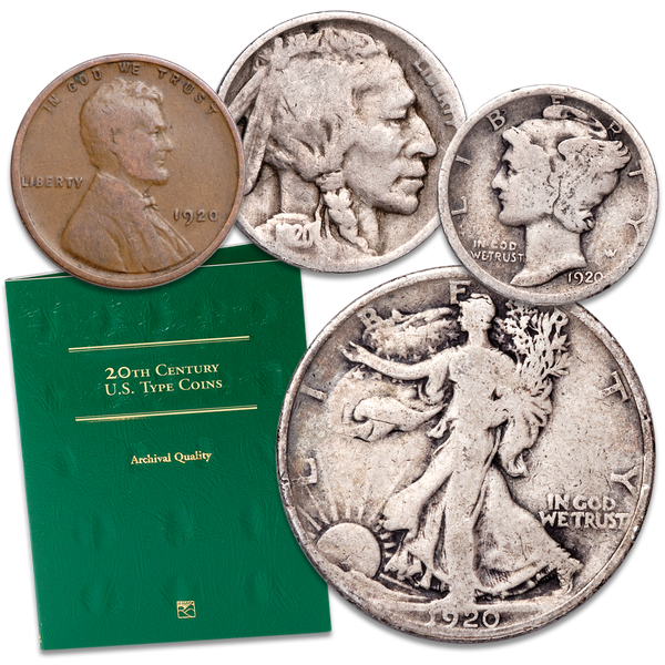 1920 Coin Set with Folder
