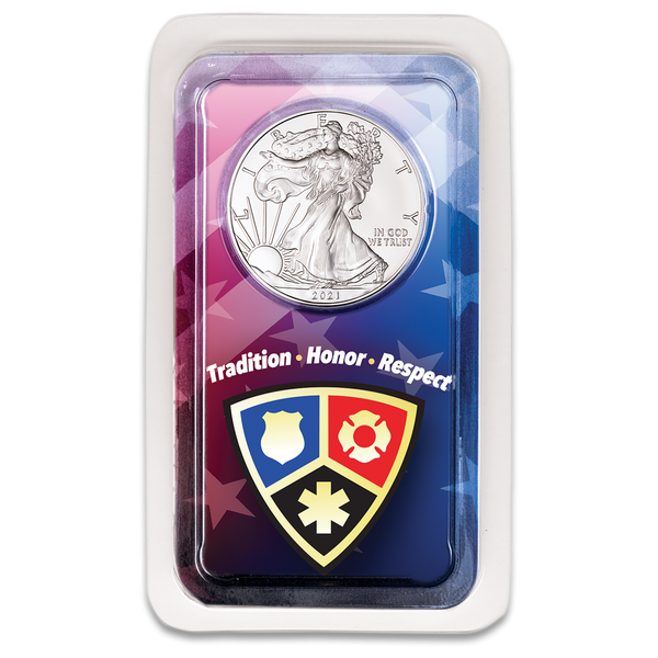 2021 Silver American Eagle in Emergency Services Showpak
