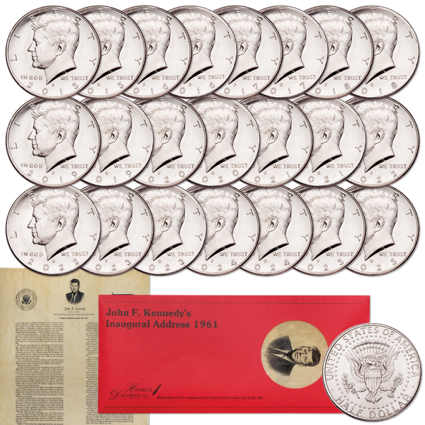 2015-2025 P&D Kennedy Half Dollar Set | Littleton Coin Company