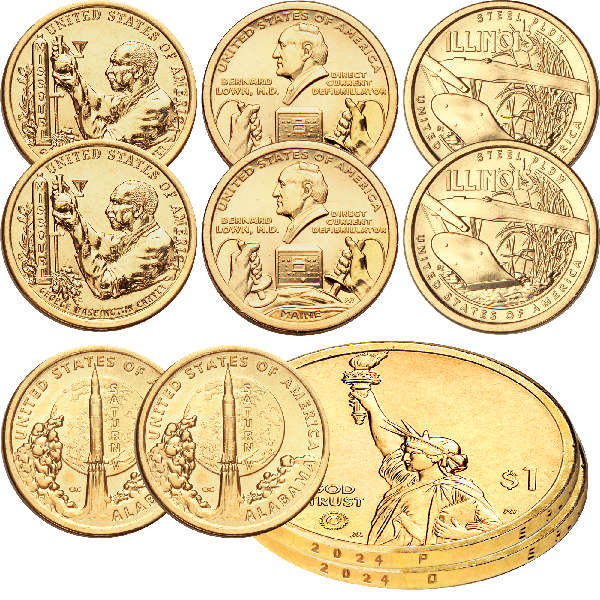 2024 P&D U.S. Innovation Dollar Set | Littleton Coin Company