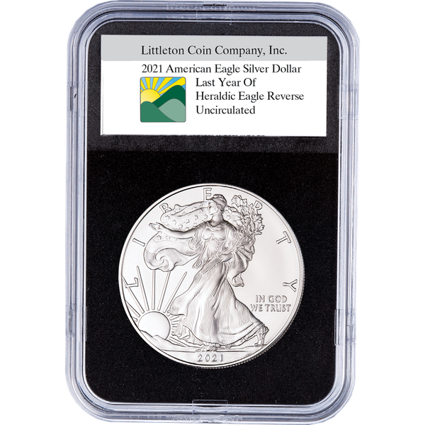 2021 American Silver Eagle Type 1 and Type 2 Set | Littleton Coin Company