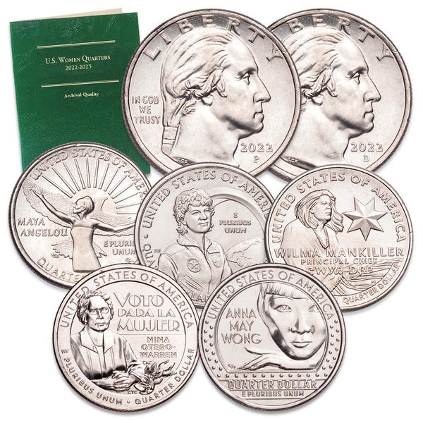 2022 P&D U.S. Women Quarter Set with Folder
