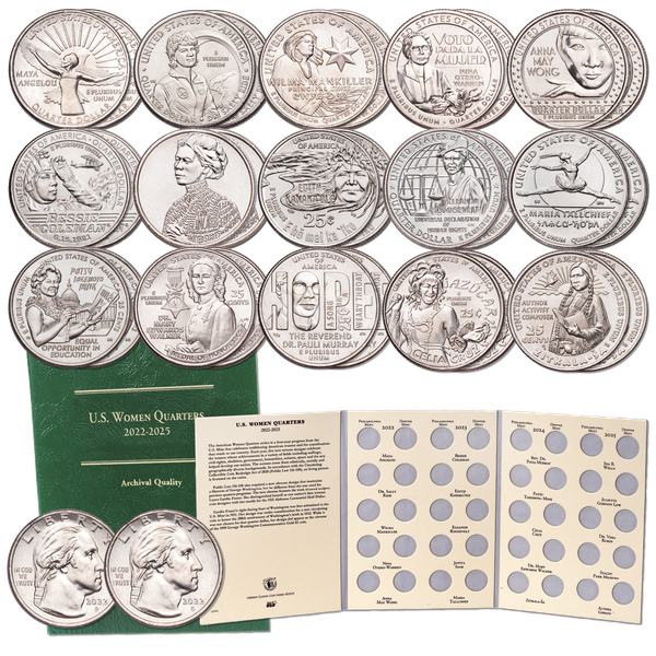 2022-2024 P&D U.S. Women Quarter Set with Folder
