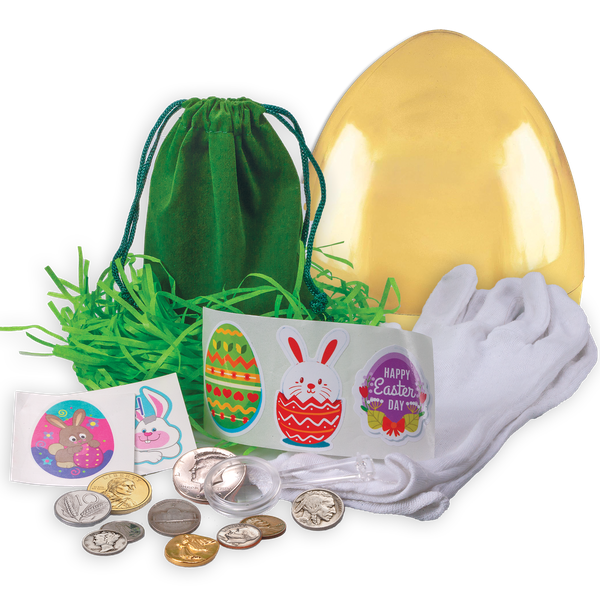 Jumbo Golden Easter Egg with Grab Bag