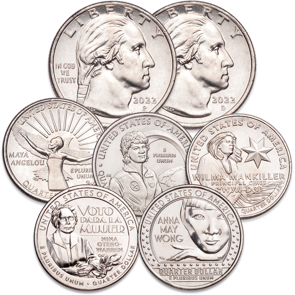 2022 P&D U.S. Women Quarter Set
