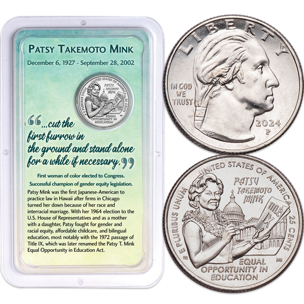2024 Patsy Takemoto Mink U.S. Women Quarter in Showpak