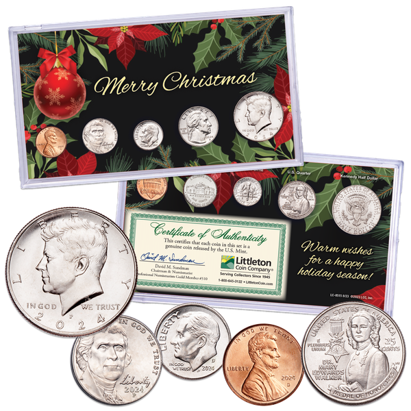 2024 Merry Christmas U.S. Coin Year Set