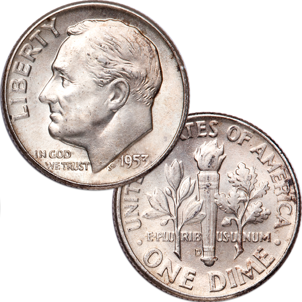1953 Denomination Set & 1991 Korean War Memorial Silver Dollar