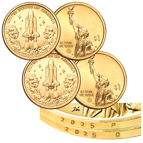 2025 P&D Florida U.S. Innovation Dollar Set | Littleton Coin Company