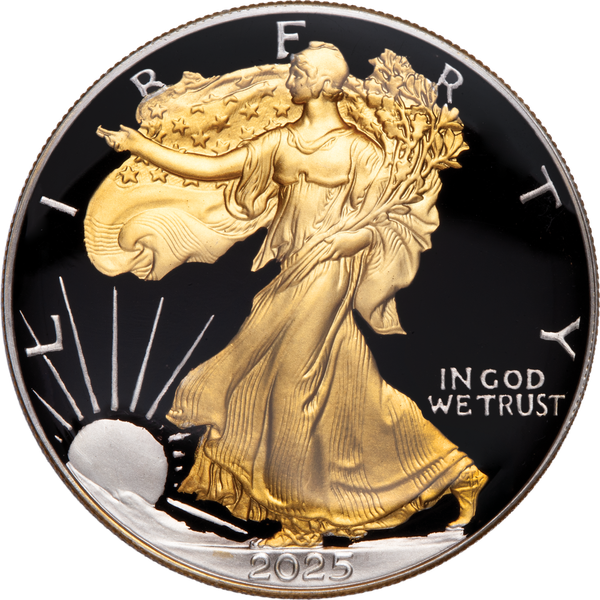2025 Golden Glory $1 American Silver Eagle | Littleton Coin Company