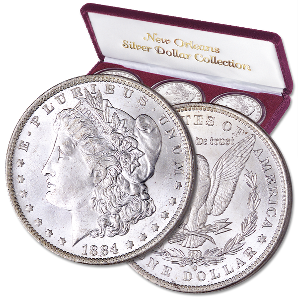 1883-1885 "O" Mint Morgan Silver Dollar Set