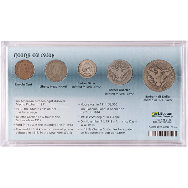 1910's Decade Set | Littleton Coin Company