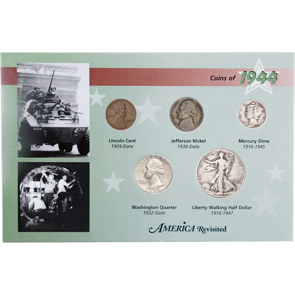 1944 WWII Silver Year Set (5 coins) | Littleton Coin Company