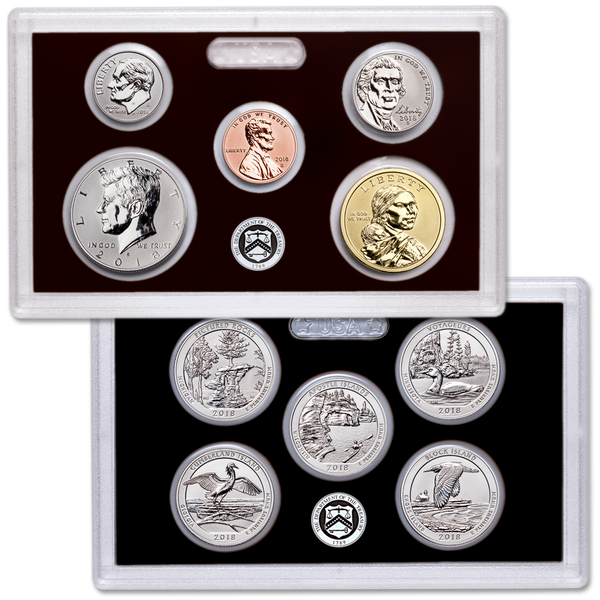 2018-S U.S. Mint Silver Reverse Proof Set