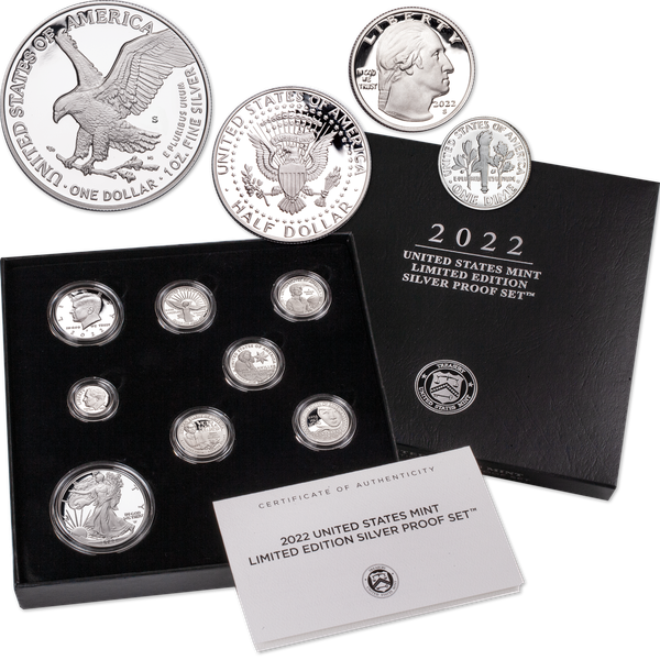 2022-S Limited-Edition Silver Proof Set