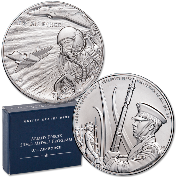 U.S. Air Force 1 oz. Silver Medal