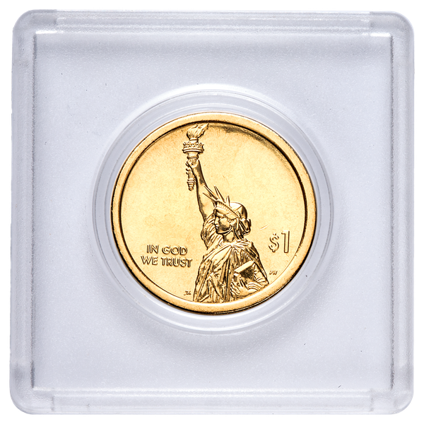 Molded Plastic Coin Holder Small Dollar