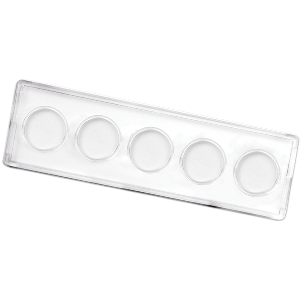 Molded Plastic Coin 5 Quarter Holder