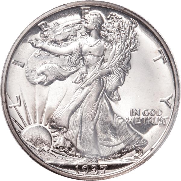 1937 Liberty Walking Silver Half Dollar | Littleton Coin Company
