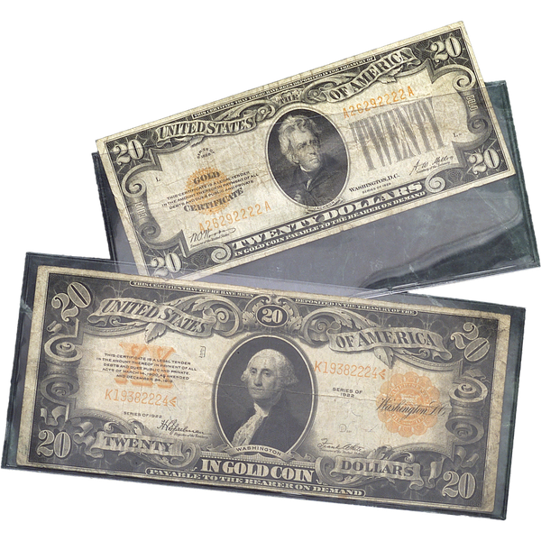 25 Small Size Currency Holders