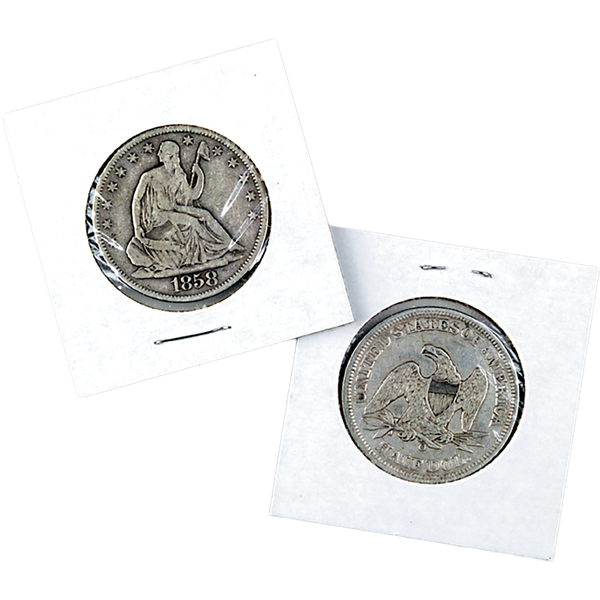 Mylar Lined Holders - Nickel & Quarter Size