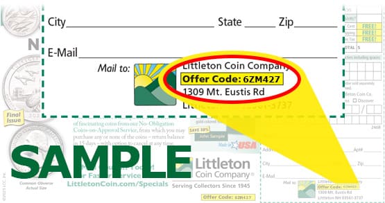 Littleton Coin Company special advertisement