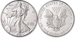 1988 American Eagle Silver Dollar