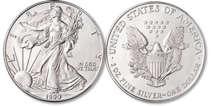 1990 American Eagle Silver Dollar