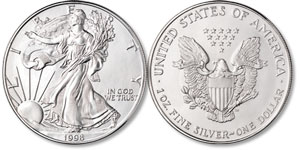 1998 American Eagle Silver Dollar