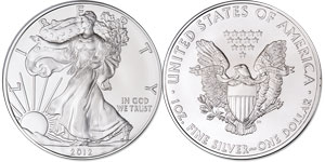 2012 American Eagle Silver Dollar