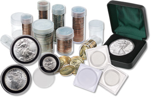 Coin Holders, Coin Tubes, Air-Tite Holders