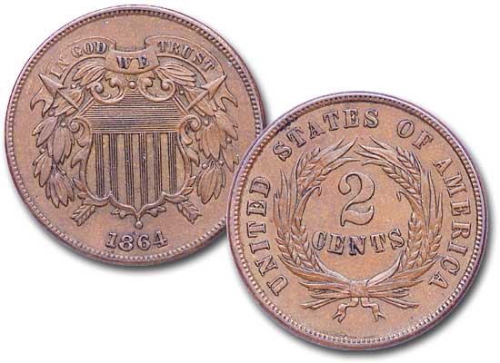 [photo: 1864 2-Cent Piece]