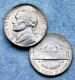 [photo: 1939-S Jefferson Nickel]