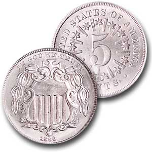 [photo: 1866 Shield Nickel]