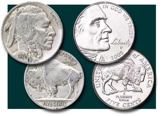 [photo: Buffalo Nickels]