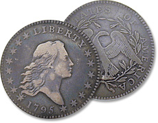 1794-95 Flowing Hair half dollar design